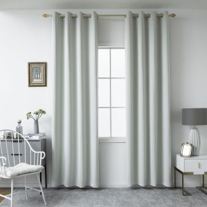 Blackout shading curtain fabric Art 8400 Fabric Φ280 Gray