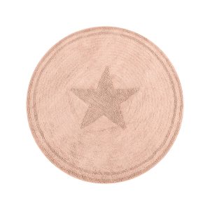 Ροτόντα βαμβακερή 120×120 Cottony Art 9555 Ροζ Beauty Home