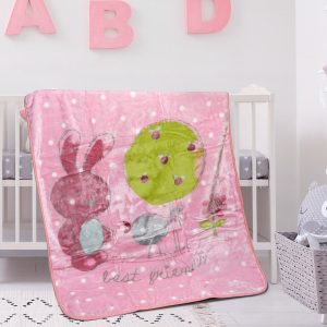 Baby blanket Art 5256 110 × 140 Pink Beauty Home