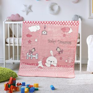 Baby blanket Art 5259 110 × 140 Pink Beauty Home