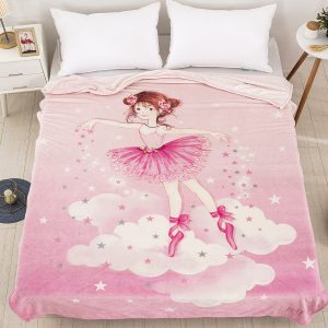 Single blanket Art 6163 160 × 220 Pink Beauty Home