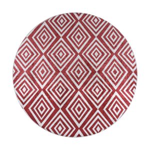 Ροτόντα 140×140 Azelie Art 9762-Red Κόκκινο Beauty Home