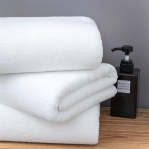 Πετσέτα Προσώπου Ξενοδοχείου 650gsm Delicate 100% Cotton 50×95 Λευκό Beauty Home