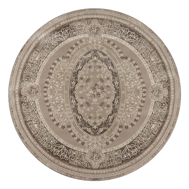 Ροτόντα 200x200 Prestige Art 9320 Beige Brown - Μπεζ Καφέ Beauty Home
