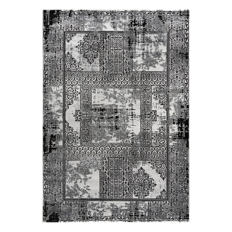 Διάδρομος Prestige Art 9322 0,67 Grey Black - Γκρι Μαύρο Beauty Home