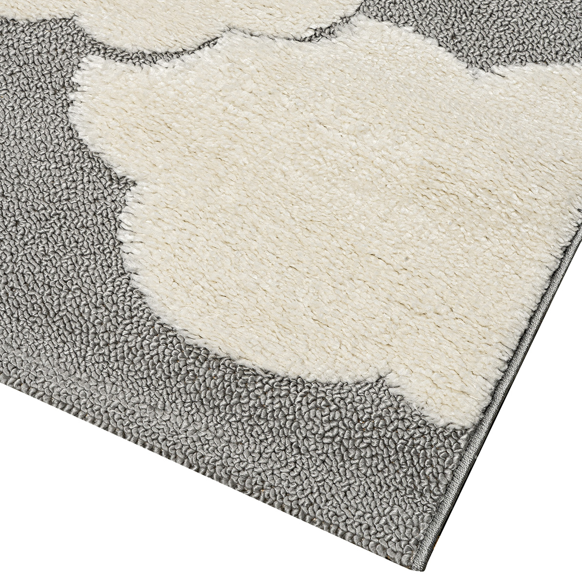 Χαλί Loop Art 9558 160x230 Grey white Γκρι λευκό Beauty Home - Image 3