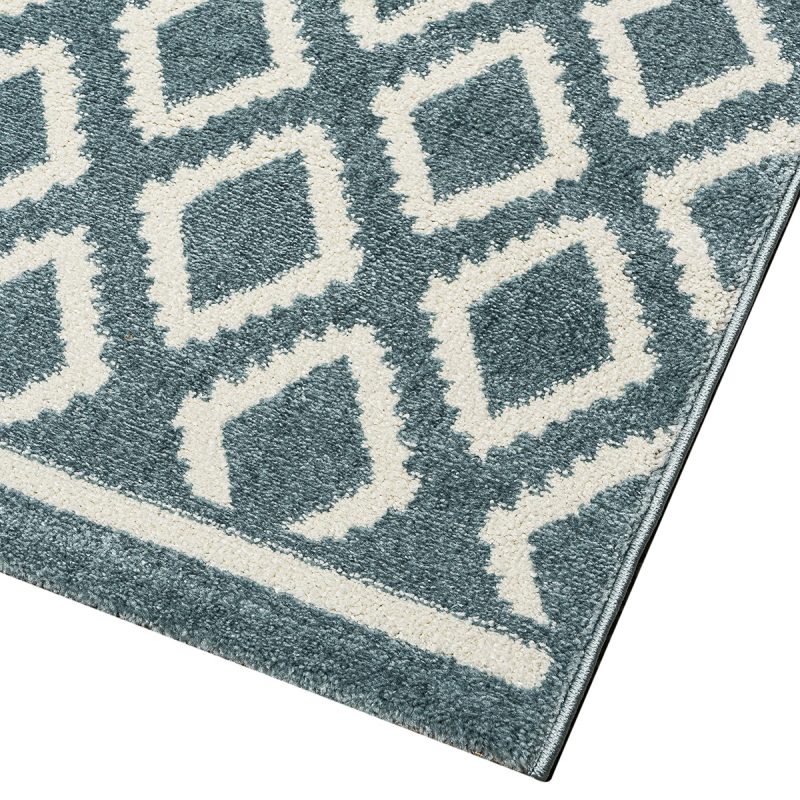 Beauty Home Χαλί Vibe Art 9574 160x230 Blue White Σιέλ Λευκό - Image 3