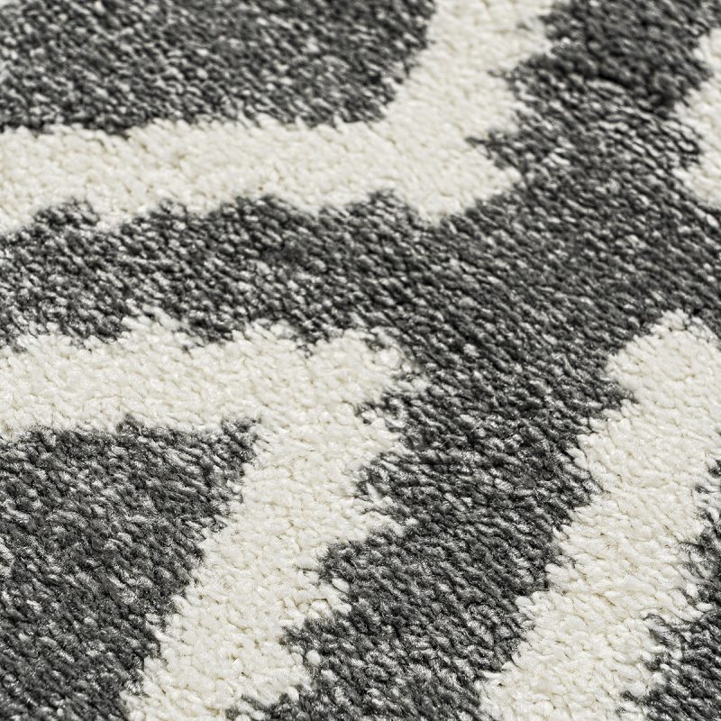 Χαλί Vibe Art 9576 160x230 Grey White Γκρι Λευκό Beauty Home - Image 4