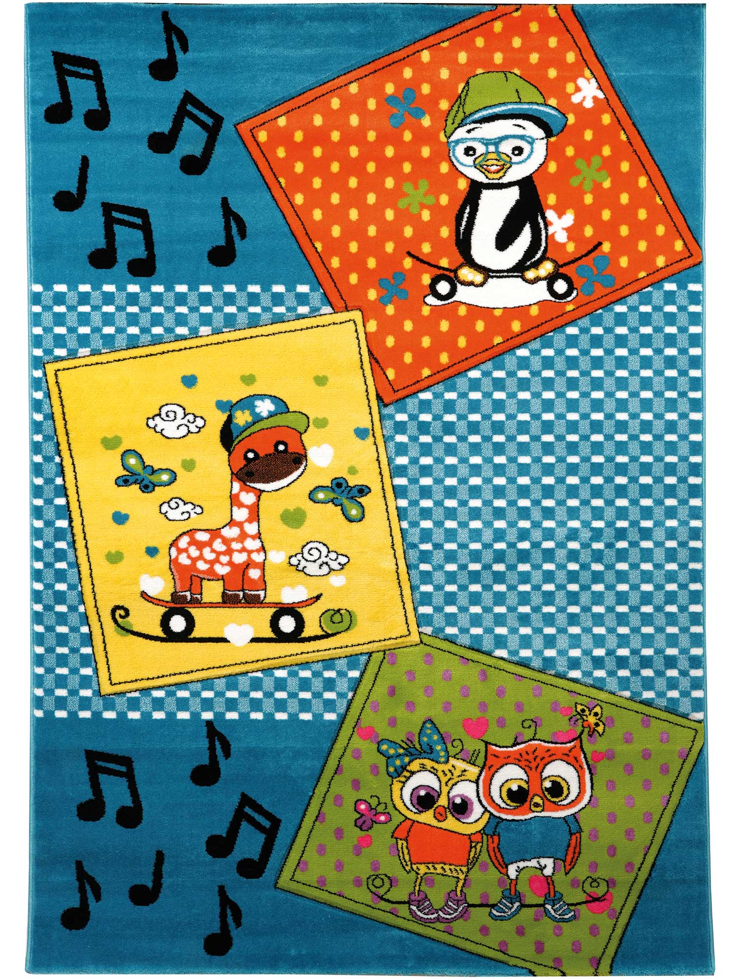 Παιδικό Χαλί 172 BLUE MADI