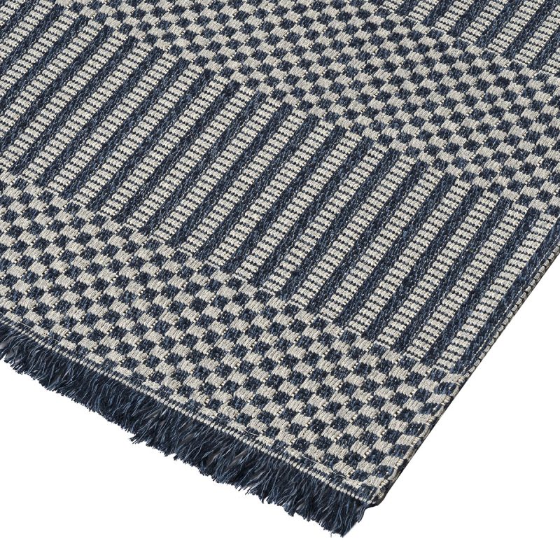 Πατάκι βαμβακερό Cocotton 9229 75x200 Γκρι,Μπλε Beauty Home - Image 2