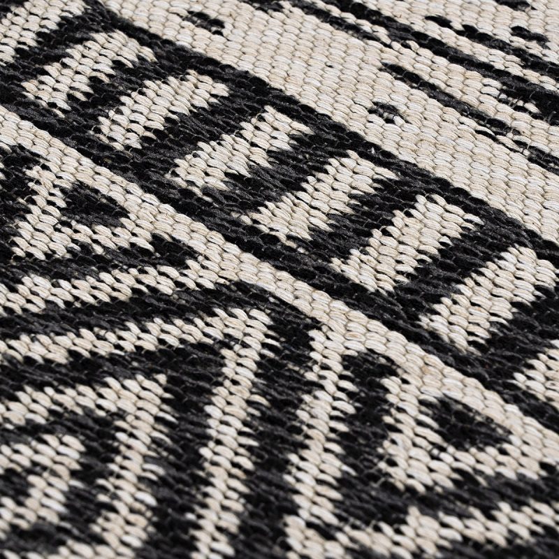 Χαλί βαμβακερό διπλής όψεως Duo Art 9252 160x230 Ανθρακίτης Beauty Home - Image 5