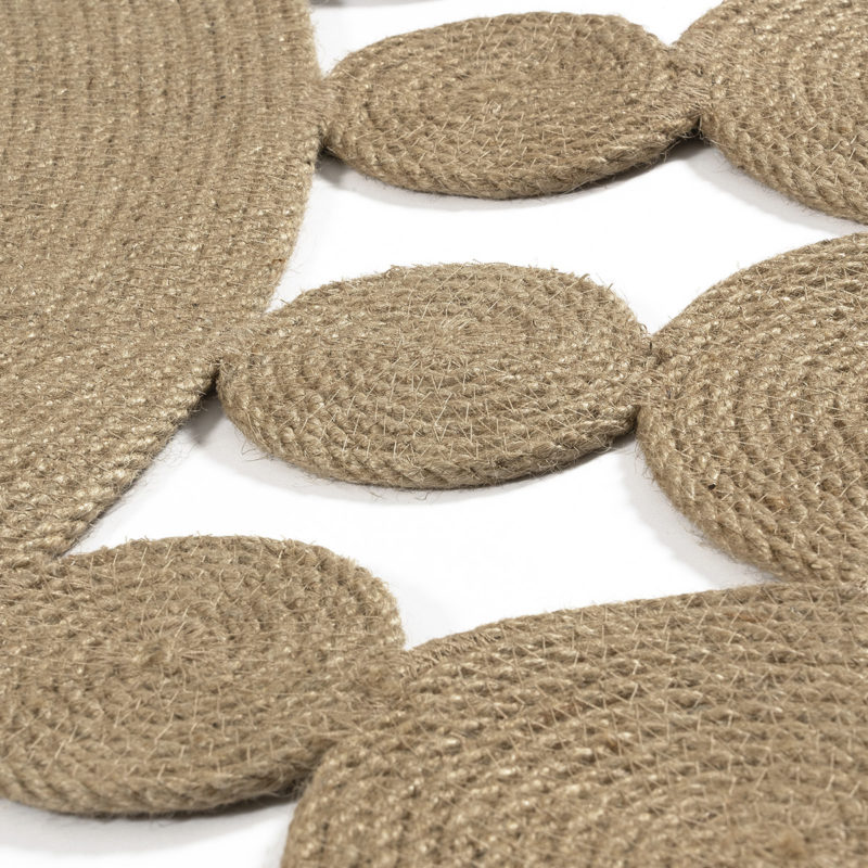 Ροτόντα από Γιούτα 150x150 Natural Jute Art 9137 Μπέζ Beauty Home - Image 2
