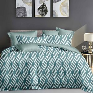 Σετ σεντόνια υπέρδιπλα Art 12054 Gorgeous you 230×260 Πετρόλ Beauty Home