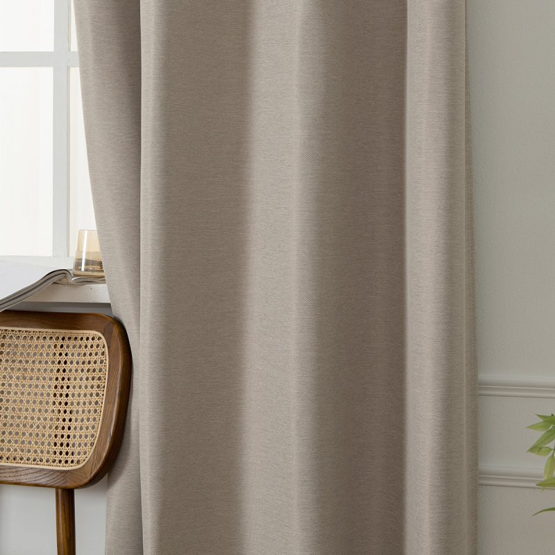 Ύφασμα κουρτίνας Blackout jacquard σκίασης Glare Art 8444 Φ280 Μπεζ Beauty Home - Image 7