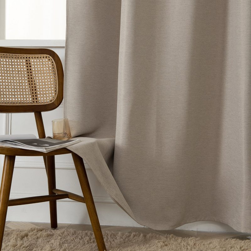 Ύφασμα κουρτίνας Blackout jacquard σκίασης Glare Art 8444 Φ280 Μπεζ Beauty Home - Image 8