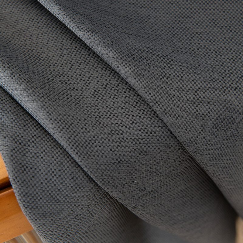 Κουρτίνα Blackout Jacquard σκίασης με 8 μεταλλικούς κρίκους Glare Art 8444 140x270 Ανθρακί Beauty Home - Image 13