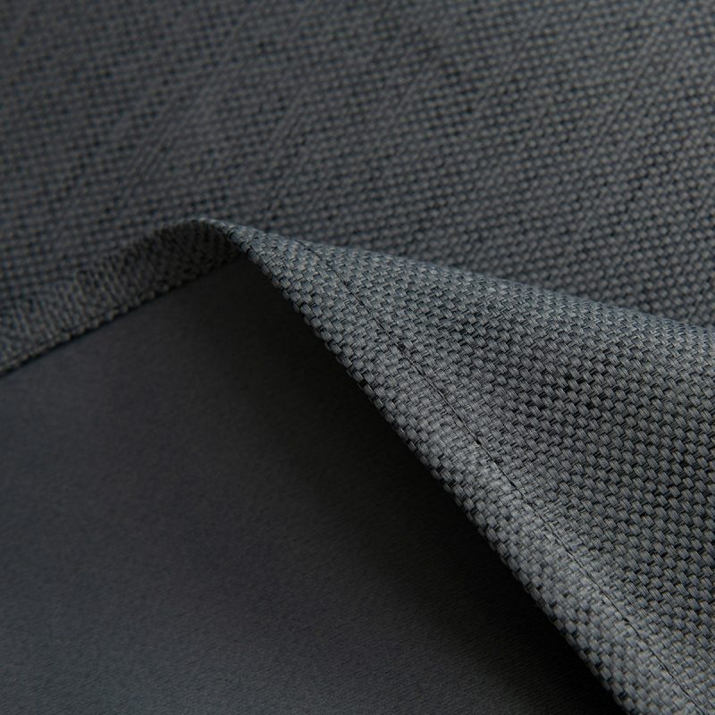 Κουρτίνα Blackout Jacquard σκίασης με 8 μεταλλικούς κρίκους Glare Art 8444 140x270 Ανθρακί Beauty Home - Image 15