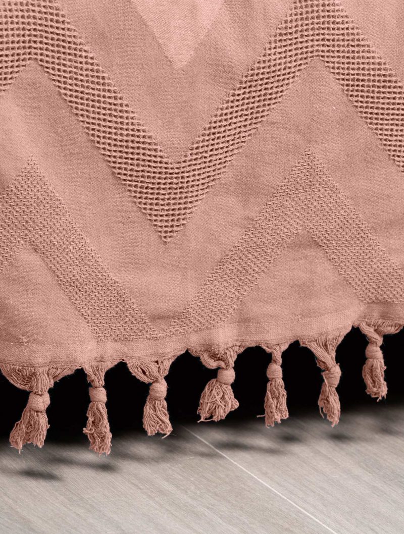 Κουβέρτα Πικέ Ζακάρ GOLWE PINK MADI - Image 2