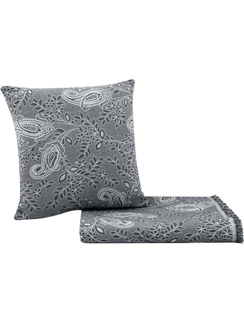 Διακοσμητικό Μαξιλάρι PAISLEY GREY MADI - Image 4