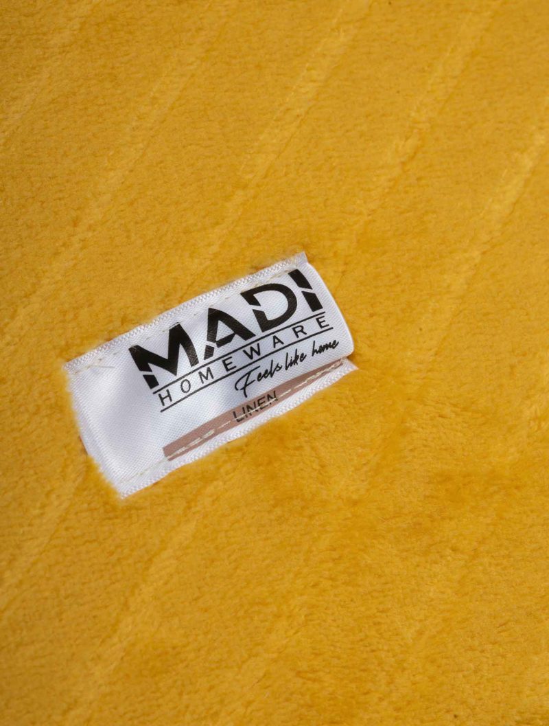 Σεντόνι Flannel CREASES YELLOW MADI - Image 2