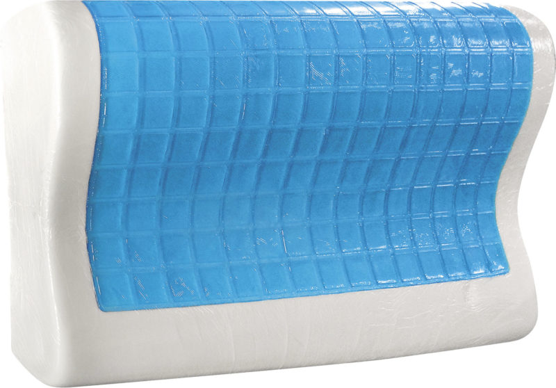 Μαξιλάρι ύπνου Gel Memory Foam Art 4028 Μέτριο 58x38x12  Λευκό Beauty Home - Image 2