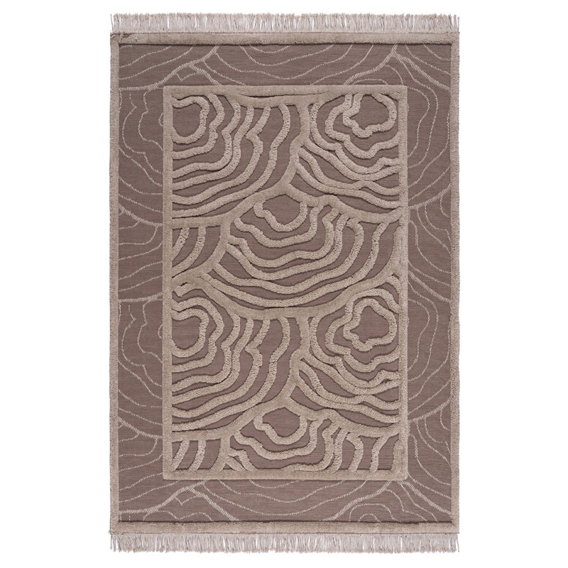 Σετ Κρεβ/ρας 3τμx Noir Art 9434 Beige Μπεζ Beauty Home