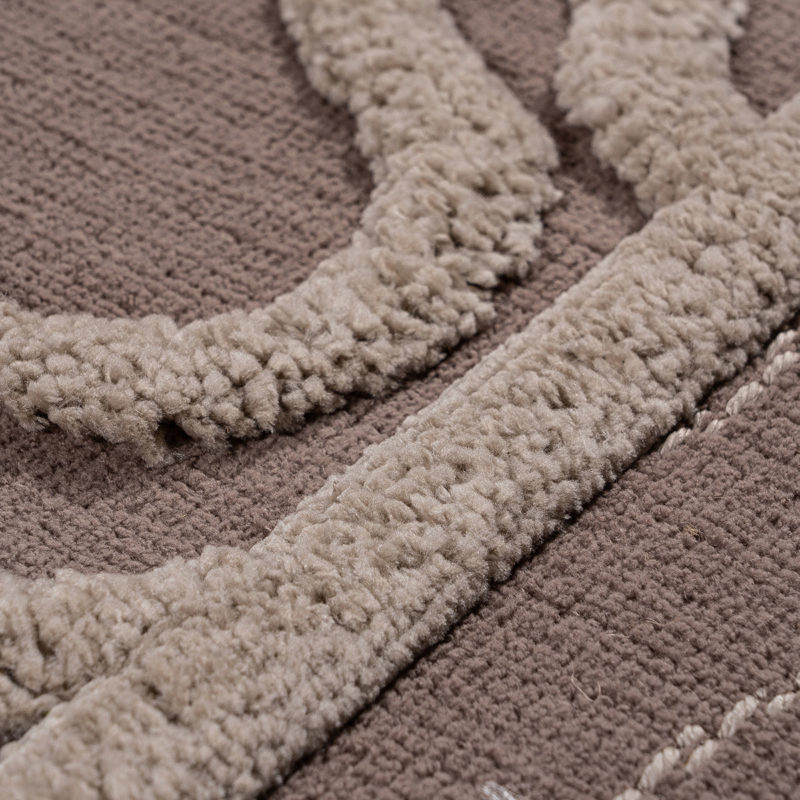 Σετ Κρεβ/ρας 3τμx Noir Art 9434 Beige Μπεζ Beauty Home - Image 3