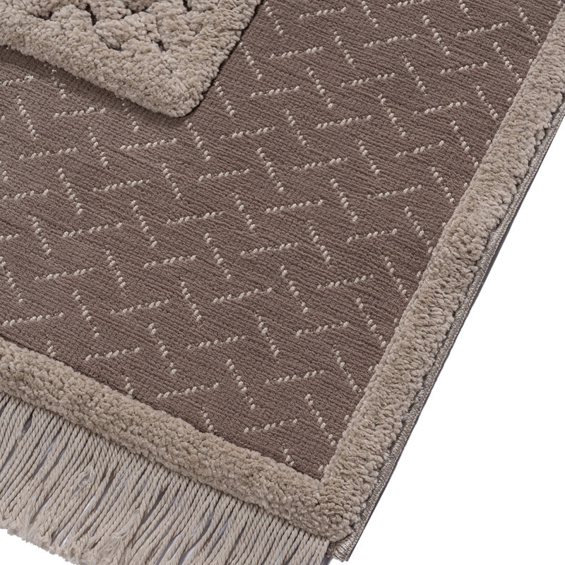 Σετ Κρεβ/ρας 3τμx Noir Art 9435 Beige Μπεζ Beauty Home - Image 2