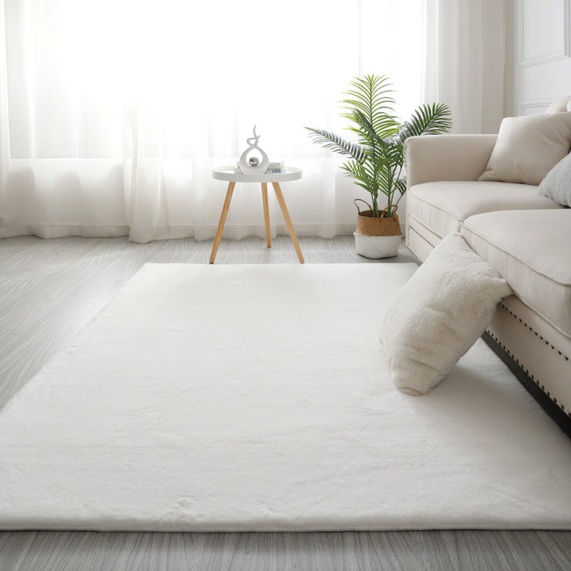 Πατάκι Rabbit Art 9640 67x210 Λευκό Beauty Home