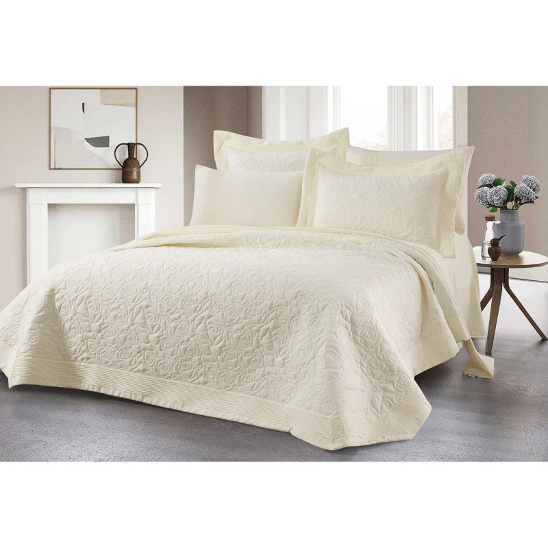 Νυφικό σετ 7 τμχ σε βαλίτσα Rose Art 12500 230x250 Εκρού Beauty Home - Image 2