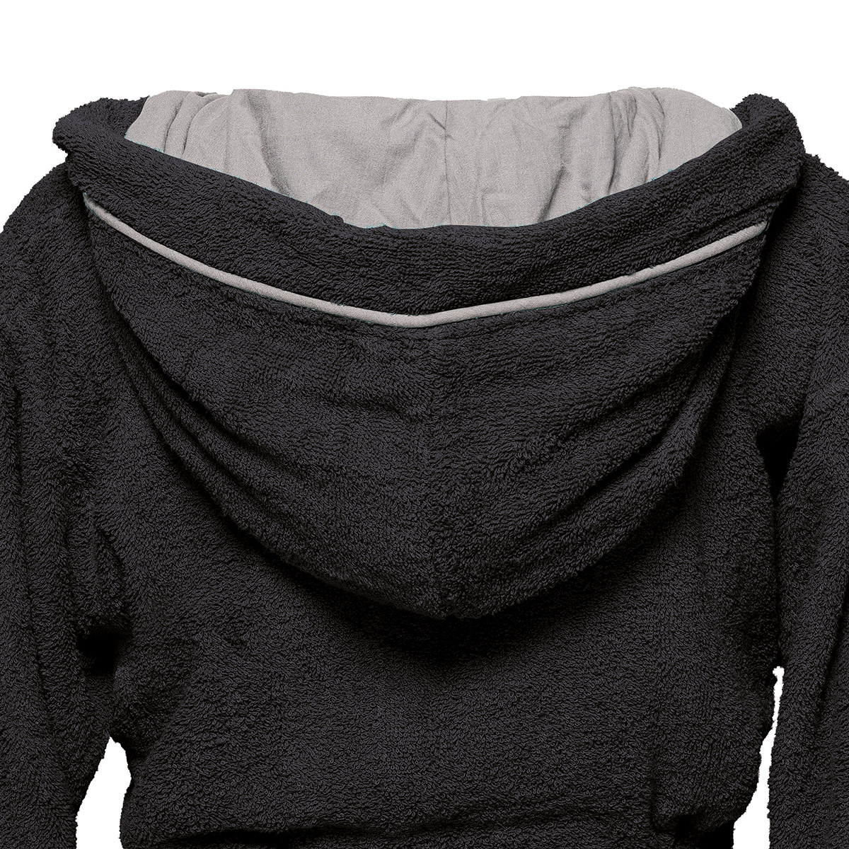 Μπουρνούζι με κουκούλα Art 3424 Μαύρο Beauty Home - Image 2