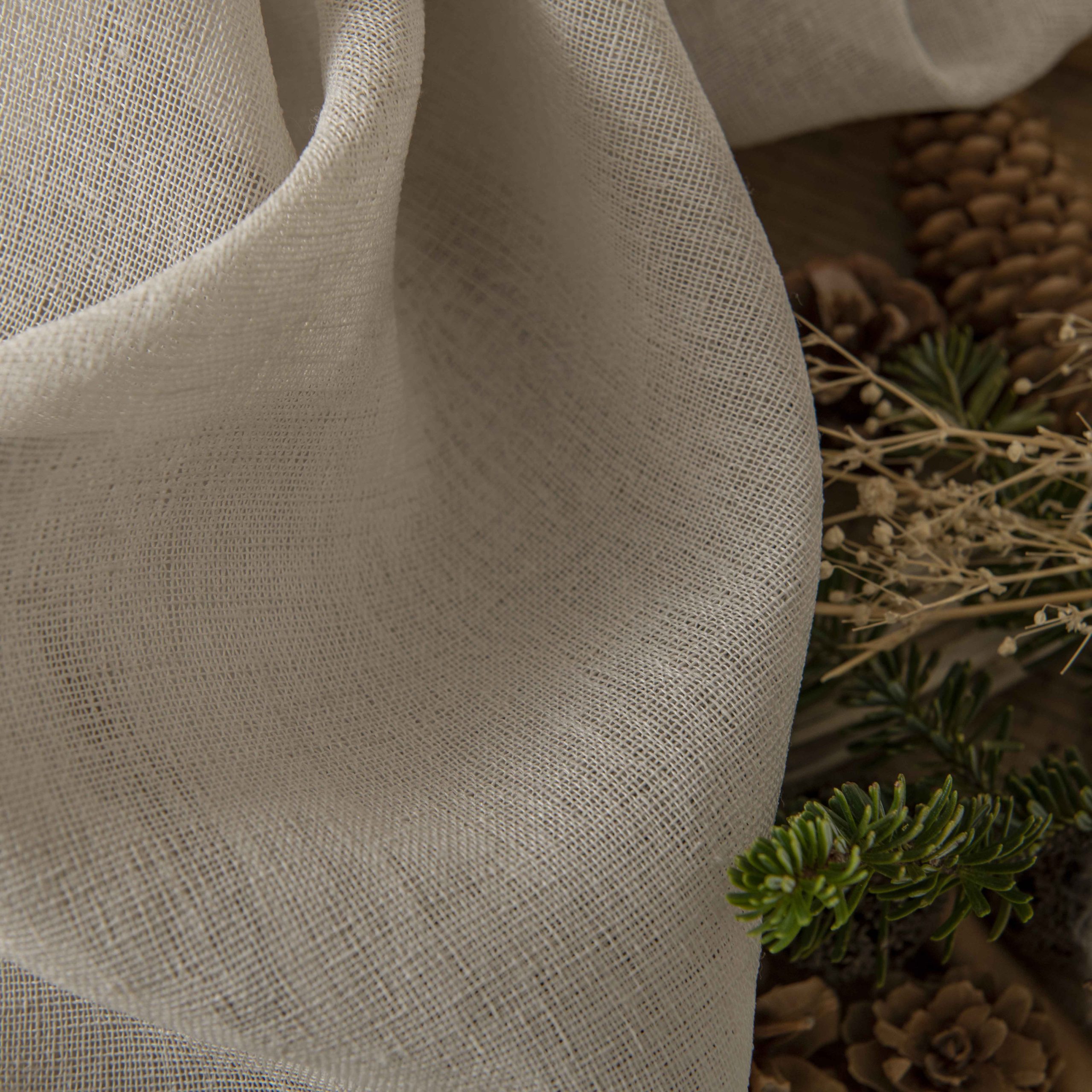 Beauty Home Κουρτίνα γάζα μονόχρωμη με 8 μεταλλικούς κρίκους Fit Art 8447 140x270 Μπεζ - Image 16