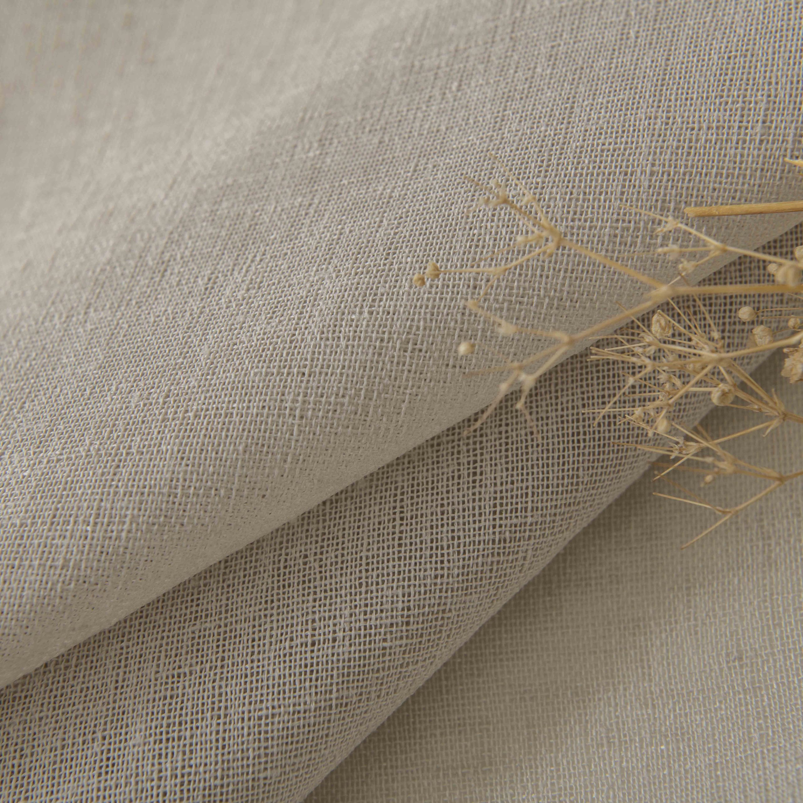 Beauty Home Κουρτίνα γάζα μονόχρωμη με 8 μεταλλικούς κρίκους Fit Art 8447 140x270 Μπεζ - Image 17