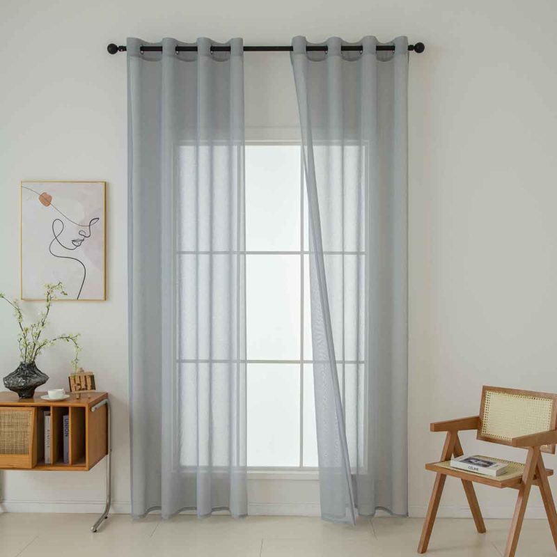 Υφασμα κουρίνας γάζα Sharp Art 8448 Φ300 Γκρι Beauty Home - Image 7