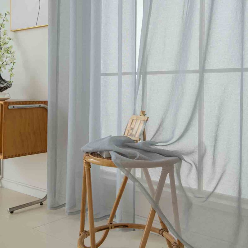 Υφασμα κουρίνας γάζα Sharp Art 8448 Φ300 Γκρι Beauty Home - Image 8