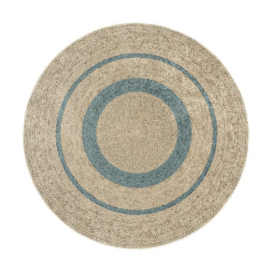 Ροτόντα 90×90 Jute Art 9131 Μπεζ,Μπλε Beauty Home