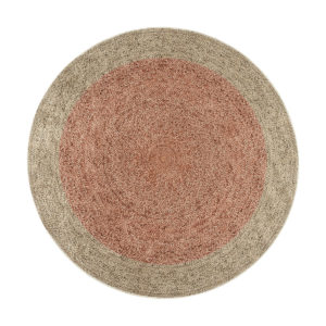 Ροτόντα 90×90 Jute Art 9131 Μπεζ,Ροζ Beauty Home