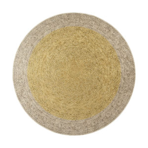 Ροτόντα 150×150 Jute Art 9131 Μπεζ,Κίτρινο Beauty Home