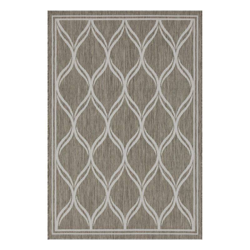 Χαλί ψάθα Palm Art 9773 133x190 Μπεζ Beauty Home