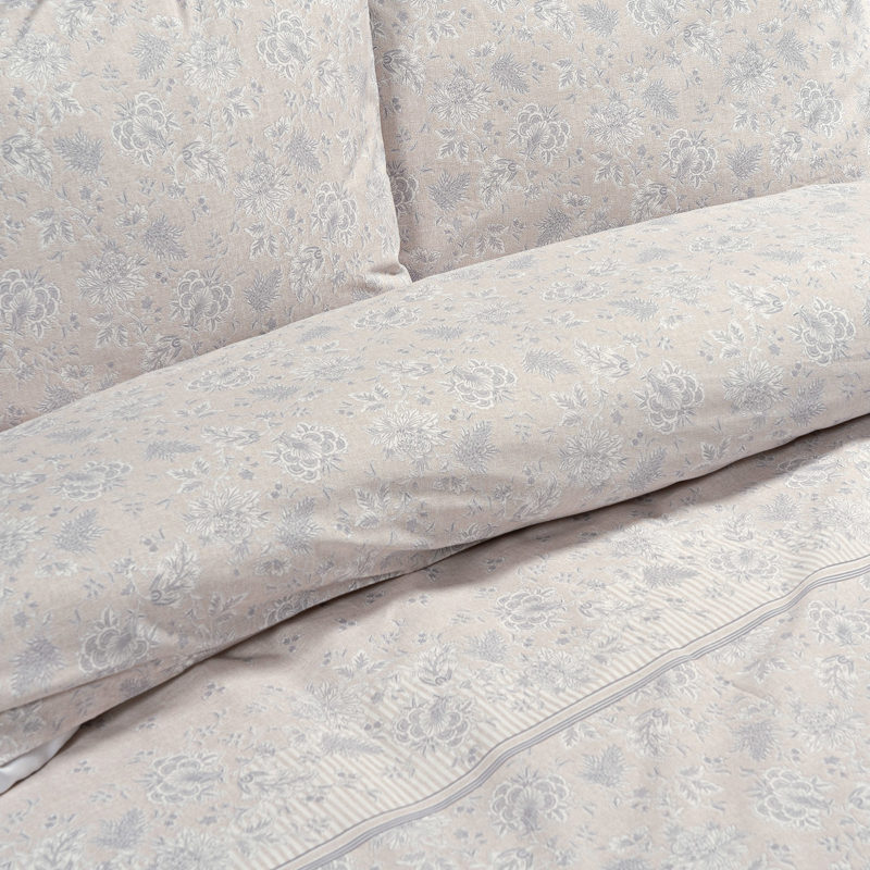 Σετ σεντόνια μονά με λάστιχο Cayman Art 12090 105x200+30 Μπεζ Beauty Home - Image 2