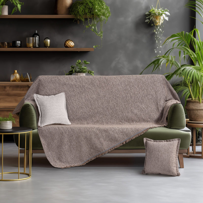 Ριχτάρι Τετραθέσιο Art 8620 180x350 Μπεζ Beauty Home