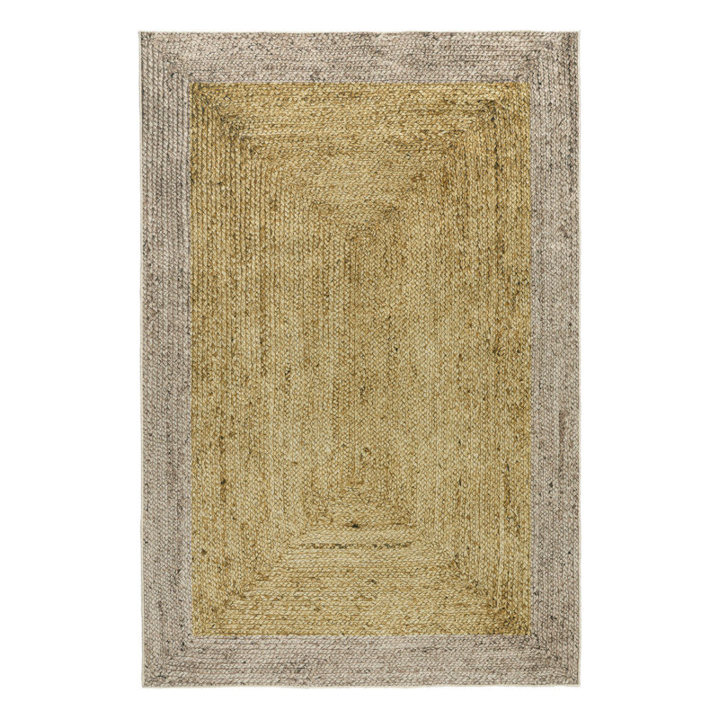 Χαλί Jute Art 9131 120x180 Μπεζ,Κίτρινο Beauty Home - Image 5