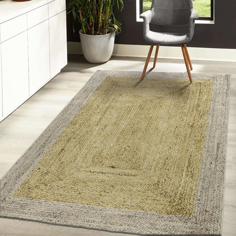 Χαλί Jute Art 9131 120x180 Μπεζ,Κίτρινο Beauty Home