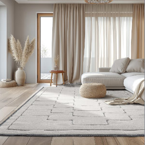 Χαλί Cozy Art 9636 160×230 Εκρού Beauty Home