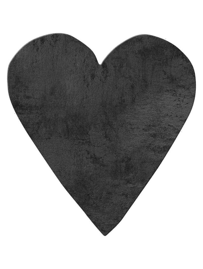 Παδικό Χαλί FEATHERY BLACK HEART MADI