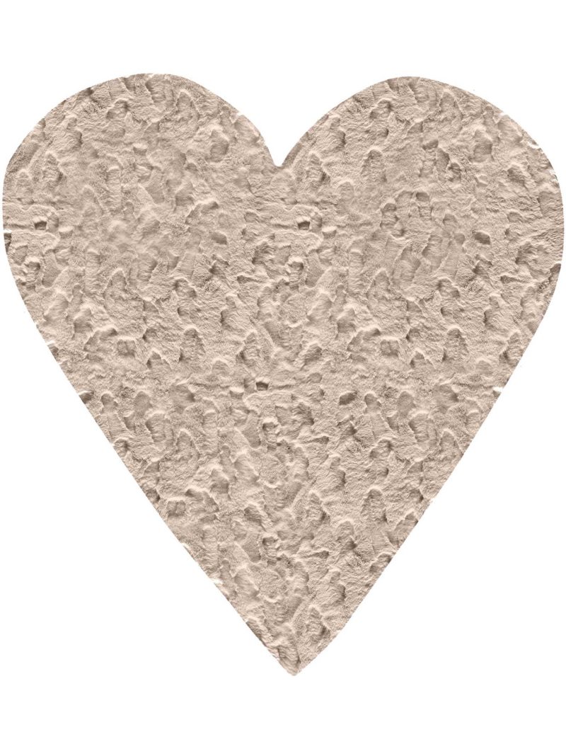 Παιδικό Χαλί GLACIAL BEIGE HEART MADI