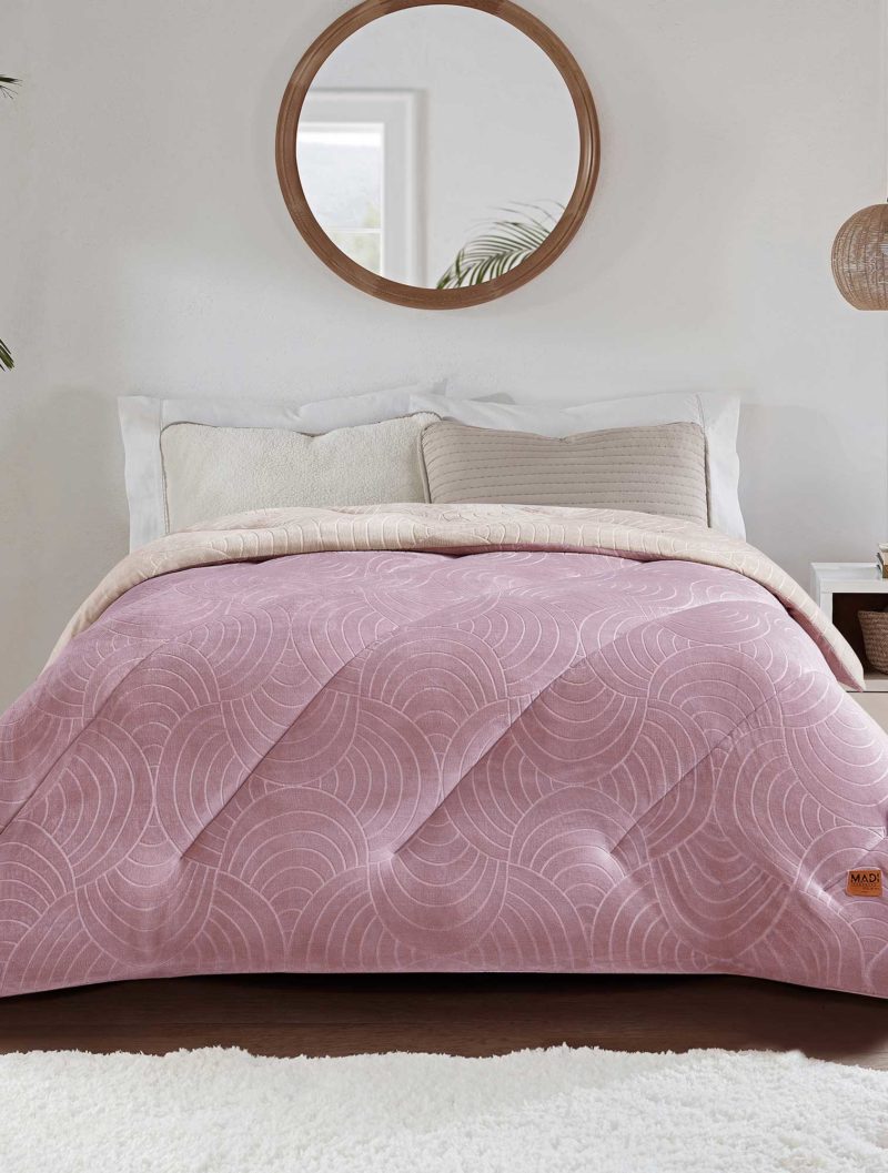 Κουβερτοπάπλωμα NOCTURE PINK MADI