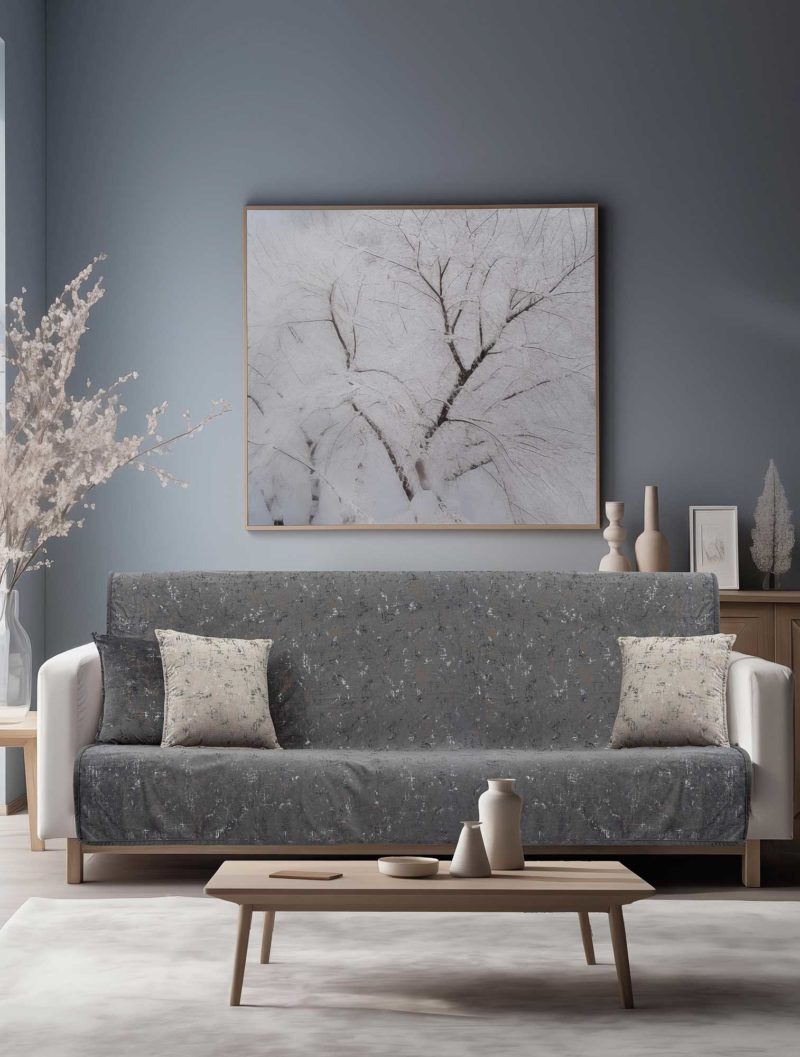 Διακοσμητικό Μαξιλάρι PETRA DARK GREY MADI - Image 2