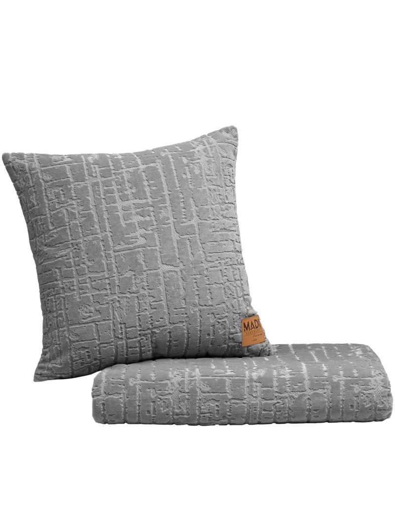 Διακοσμητικό Μαξιλάρι SAVANNA GREY MADI - Image 3