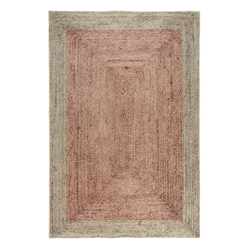 Πατάκι Jute Art 9131 65x150 Μπεζ,Ροζ Beauty Home - Image 5
